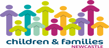 "Children and Families Newcastle Logo"