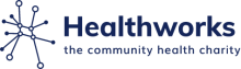 healthworks logo on a white background