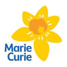 Marie Curie logo on a white background