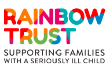 rainbow trust supporting families with a seriously ill child